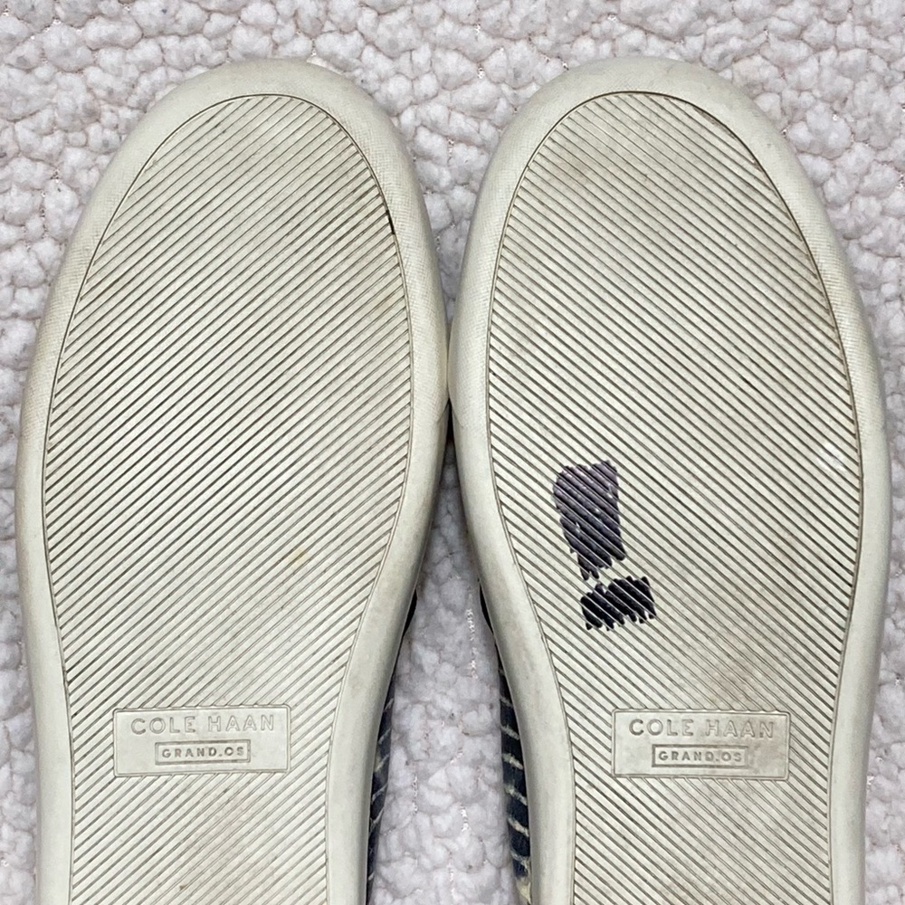 Cole Haan Woman's Bowie Snake Print Leather Slip On Casual Sneakers Shoes SZ 6B - Picture 9 of 11